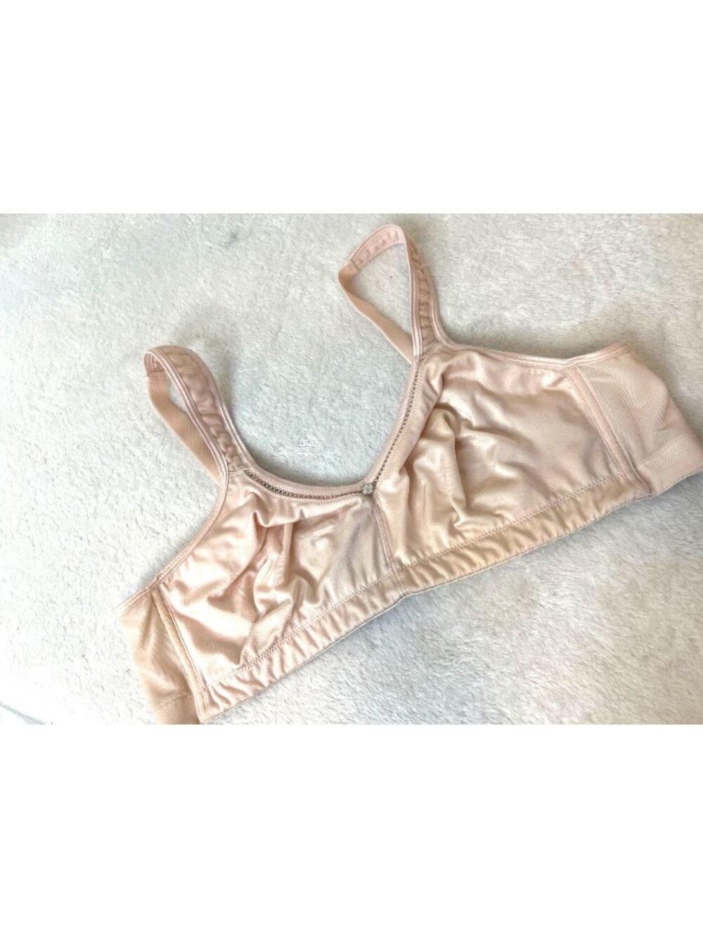 Breezies 40C Bra Blush Baby Pink Wire Free Comfort  Soft Intimates